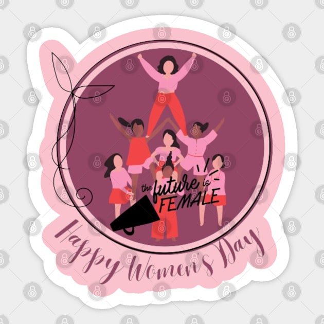 Happy Women's Day March 8 Sticker by Alexander S.